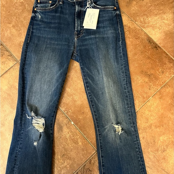 Mother Denim The Insider Crop Step Chew NWT - Picture 6 of 16